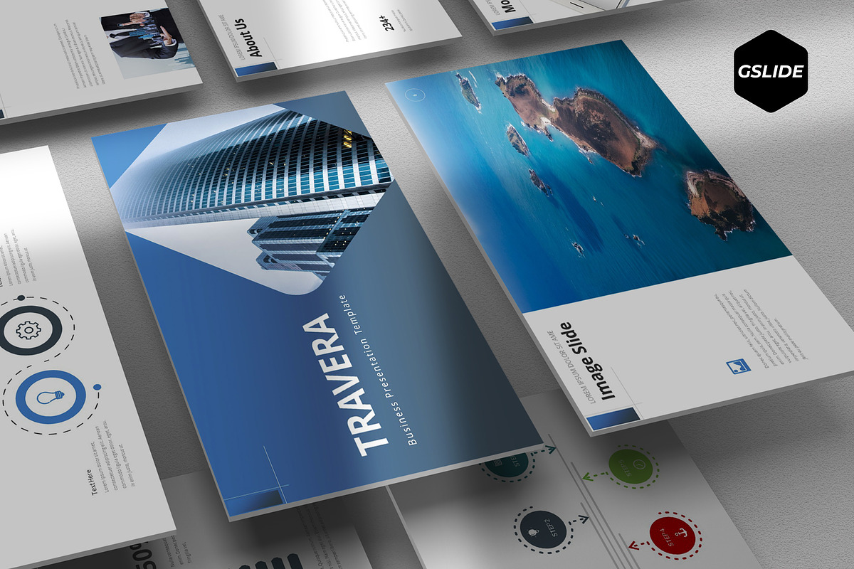 Travera - Google Slide Template, a Presentation Template by AQR Studio
