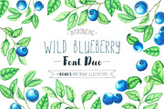 Wild Blueberry Font Duo, a Script Font by LarysaZabrotskaya (Thumbnail 1 of 9)