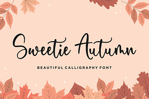 Sweetie Autumn - Calligraphy Font