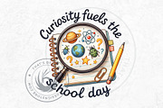 Back To school quotes Clipart Set, an Education Illustration by ThatsDesignArt (Thumbnail 5 of 10)