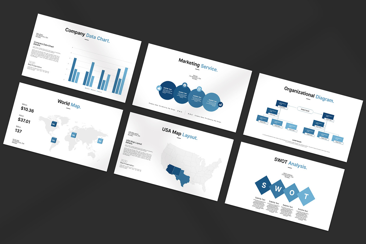 Marketing Plan Presentation Template, a Presentation Template by PrintIdea (Photo 9 of 11)