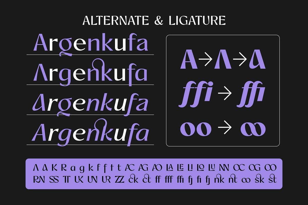 Artezy Font Family, a Sans Serif Font by Asenbayu (Photo 11 of 15)