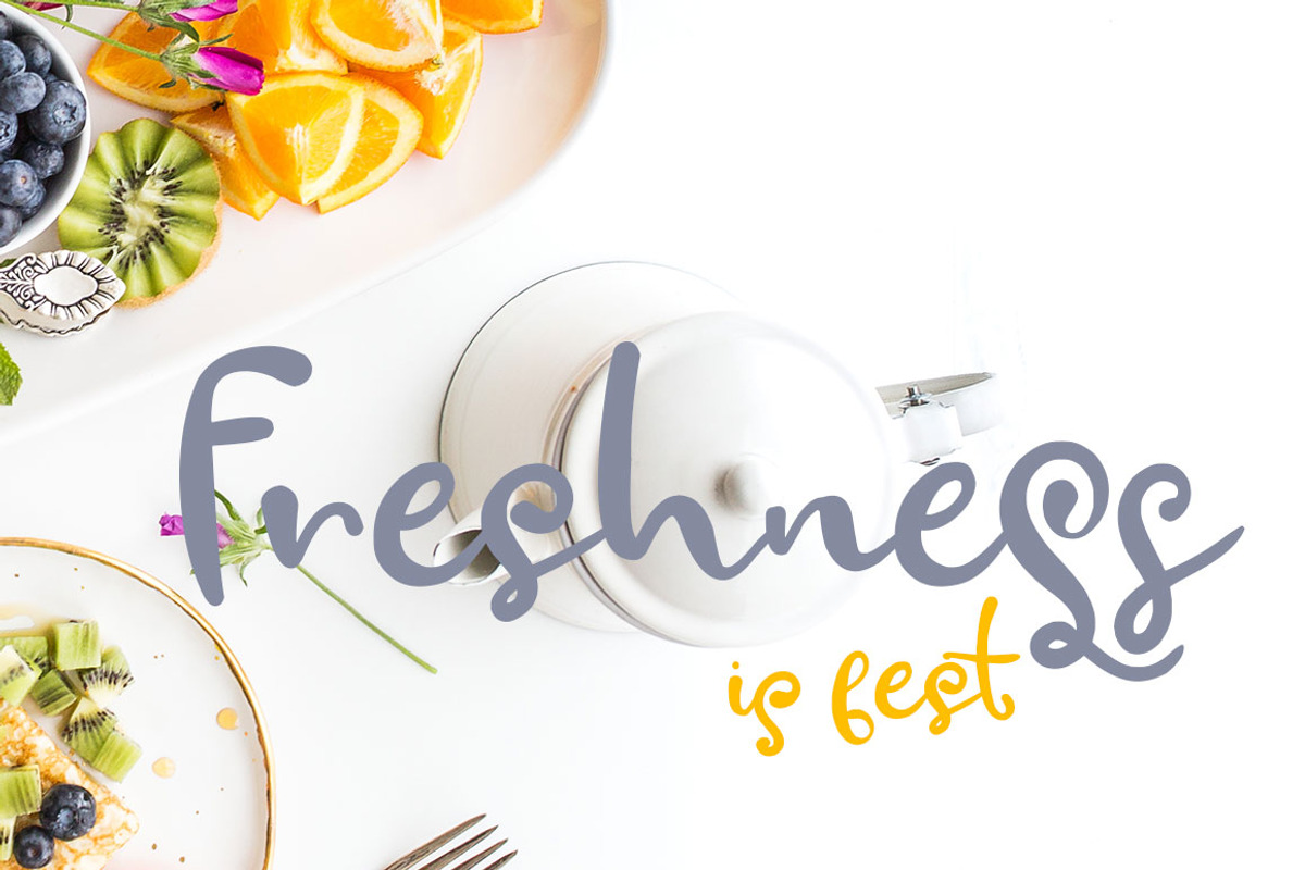 Spoonfull Script Font, a Script Font by Creativeqube Design (Photo 10 of 14)