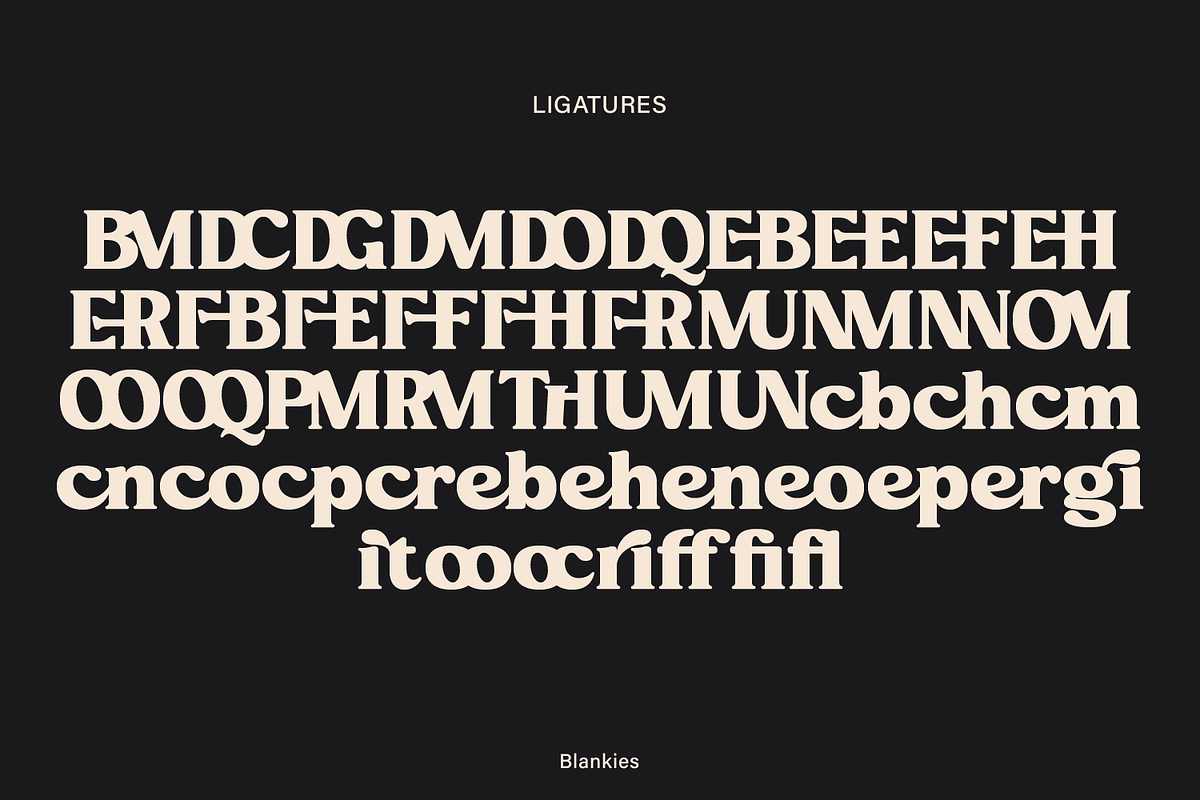 Blankies, a Serif Font by Zaloma Studio (Photo 15 of 15)