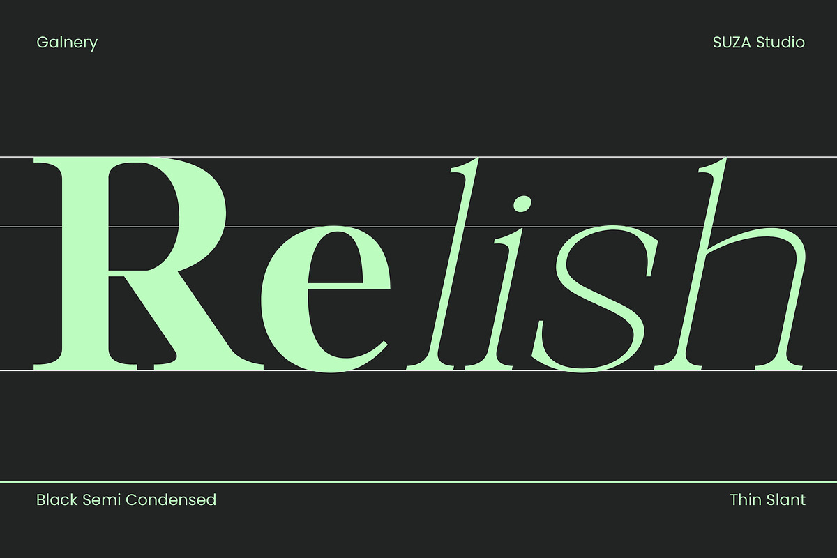 Galnery, a Serif Font by Suza Studio (Photo 10 of 13)