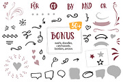 Woopie: a hand-lettered font, a Font by R-studio (Thumbnail 5 of 7)
