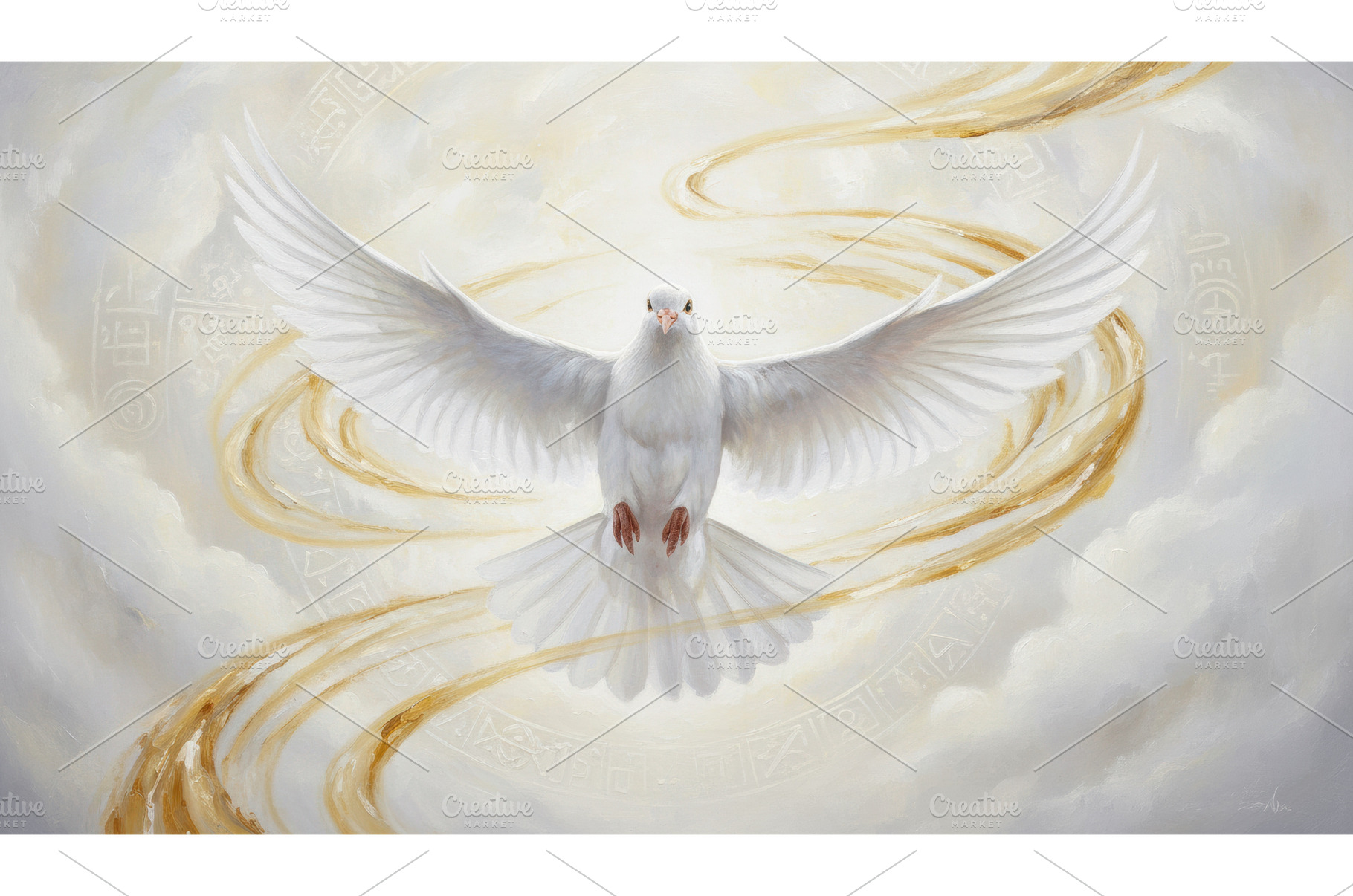 White dove in radiant light, an Animal Photo by Igor Tichonow