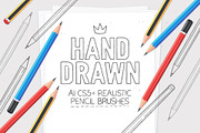 Realistic Pencil Brushes, a Brush Add-On by Side Project (Thumbnail 1 of 5)