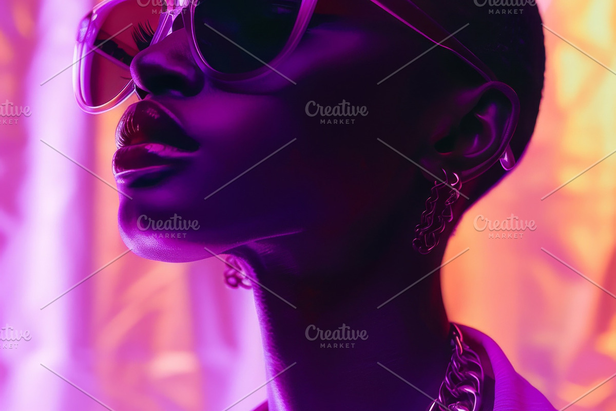 109 Fashion models in sunglasses, a Beauty & Fashion Photo by Handmadefont (Photo 70 of 113)