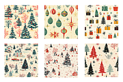 Vintage Holiday 2 Digital Paper, a Pattern Graphic by Chromolume Studio (Thumbnail 3 of 28)