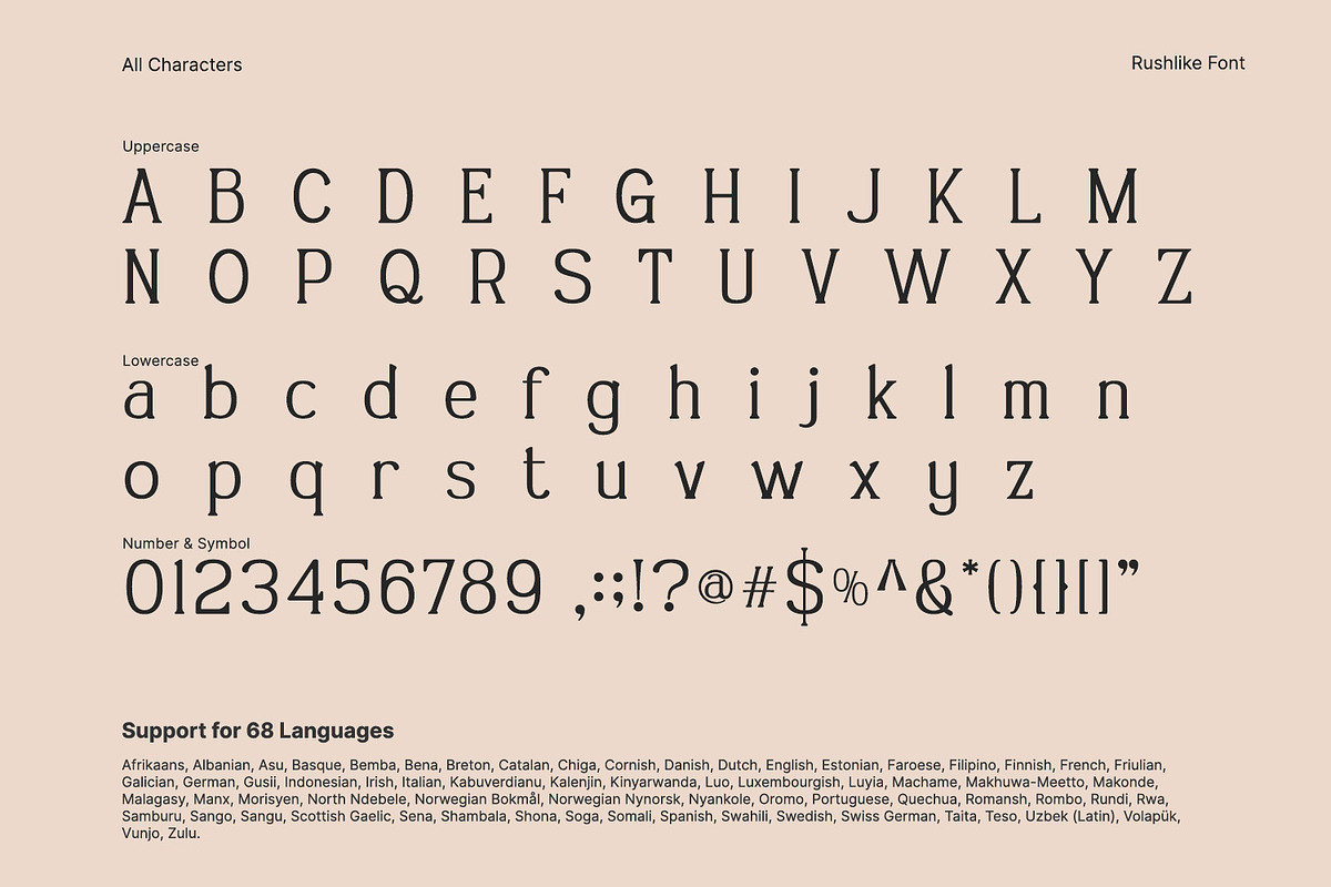 Rushlike, a Serif Font by yumnatype (Photo 10 of 10)