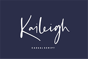 Kaileigh - Casual Script, a Script Font by Sronstudio (Thumbnail 1 of 13)