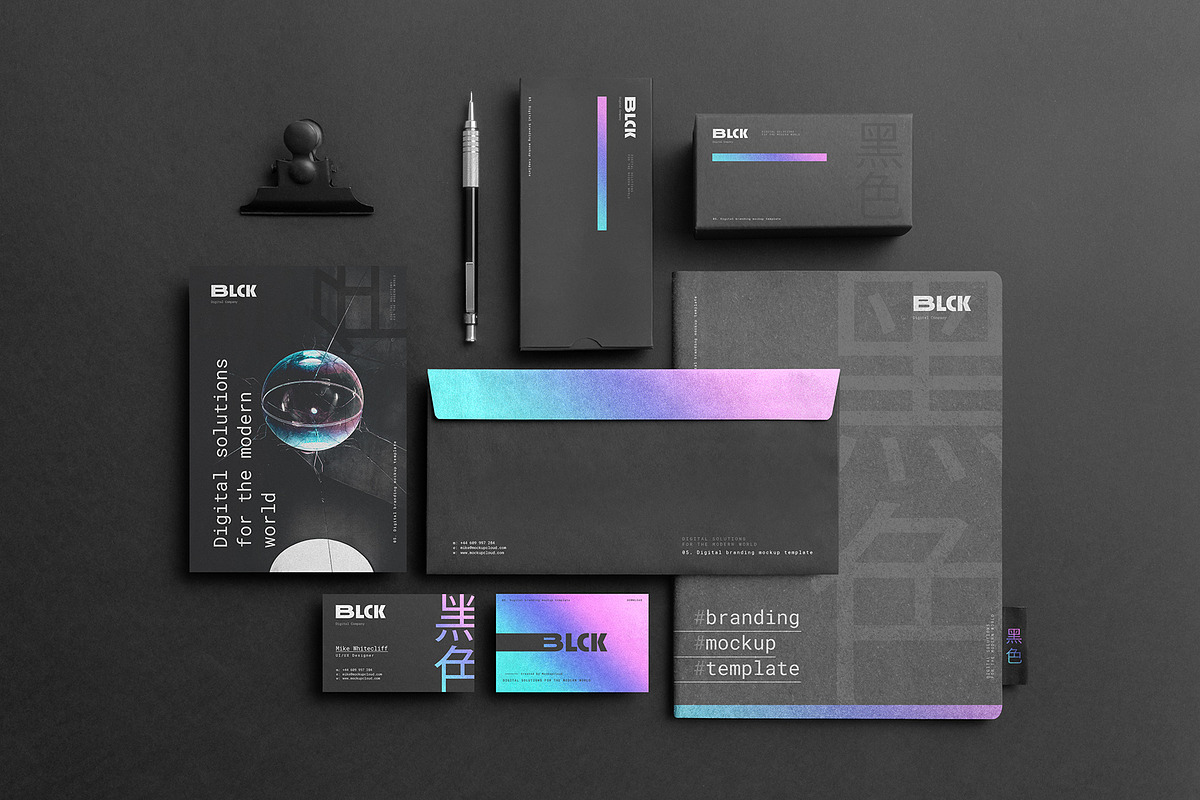 Blck Branding Mockup, a Packaging Mockup by Mockup Cloud (Photo 3 of 18)