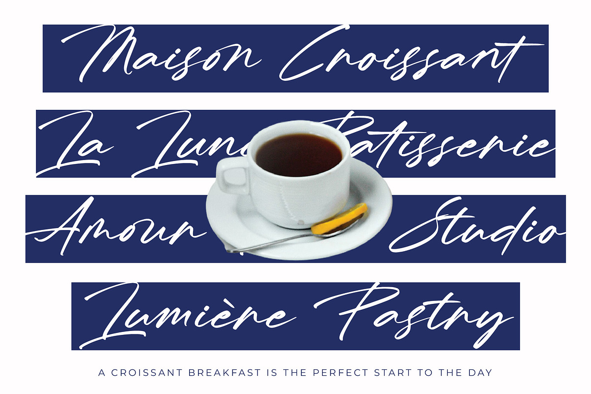 Reliska Bondes Modern Signature Font, a Script Font by Letterena Studios Script (Photo 9 of 20)