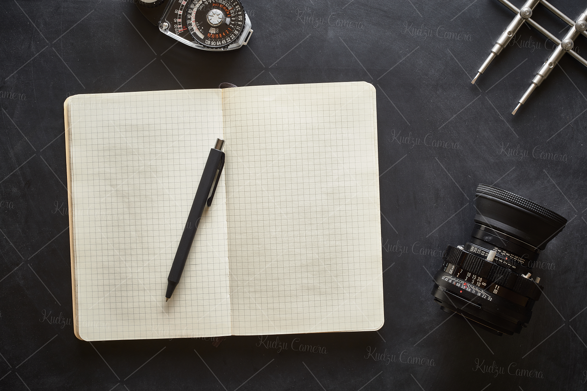 Photographer Desk Photo Bundle, a Books & Magazine Mockup by Kudzu Camera (Photo 2 of 6)