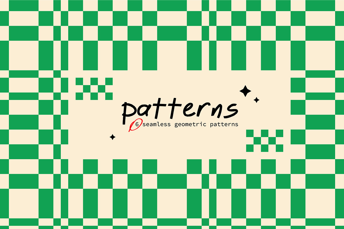 Set of seamless geometric patterns, a Pattern Graphic by Maryia's Store (Photo 1 of 6)