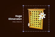 3D Honey Icon, an Object 3D Model by SLAB! Design (Thumbnail 2 of 4)