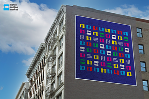 New York Painted Billboard Mockup