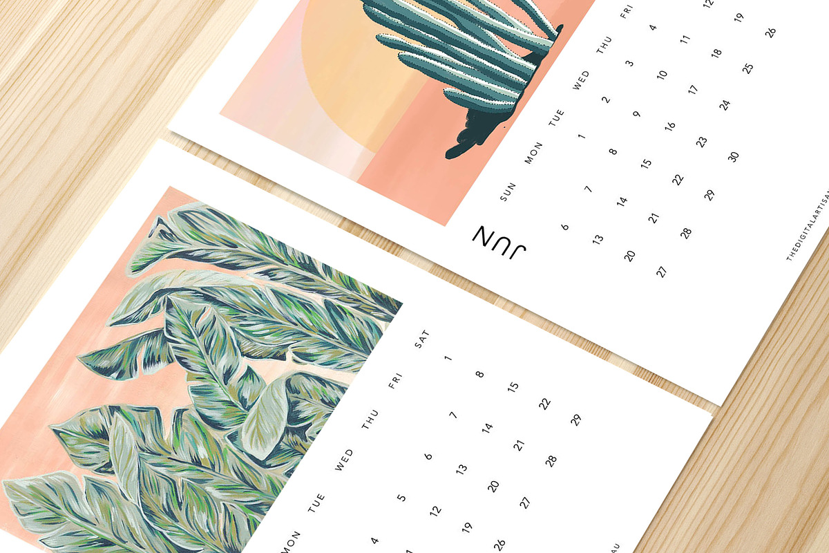 2023 InDesign Calendar Templates x4, a Stationery Template by vanessa ...
