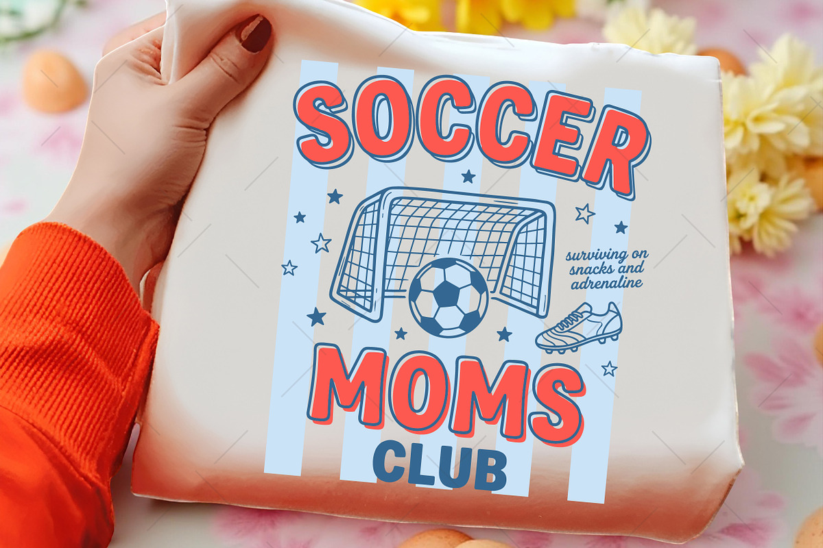 Retro Soccer Mom Club PNG, an Illustration by OK Design (Photo 2 of 5)