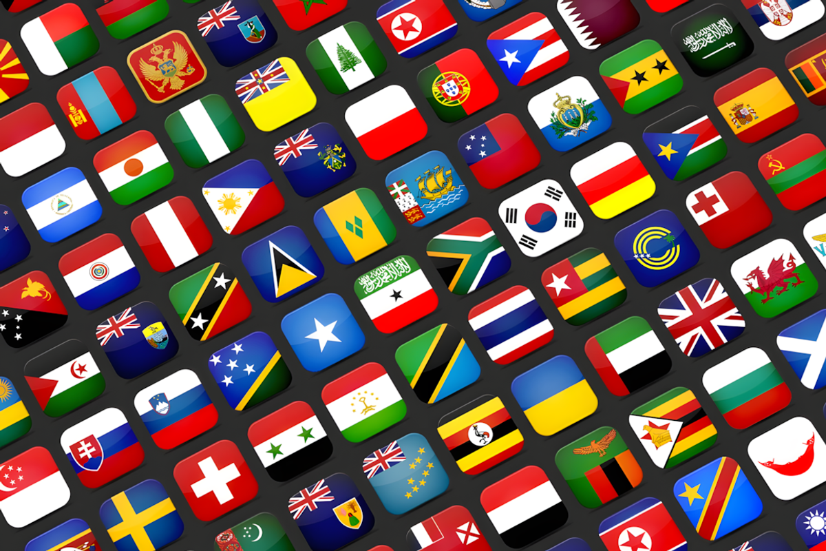Rounded Flags (275 Flags), a Solid Icon by alpercakici (Photo 4 of 4)
