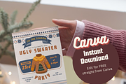 Ugly Sweater Party Invite, an Invitation Template by ArielWheeler (Thumbnail 2 of 2)