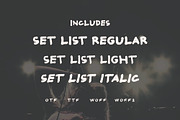 Set List, a Sans Serif Font by Midnight Grim (Thumbnail 4 of 5)
