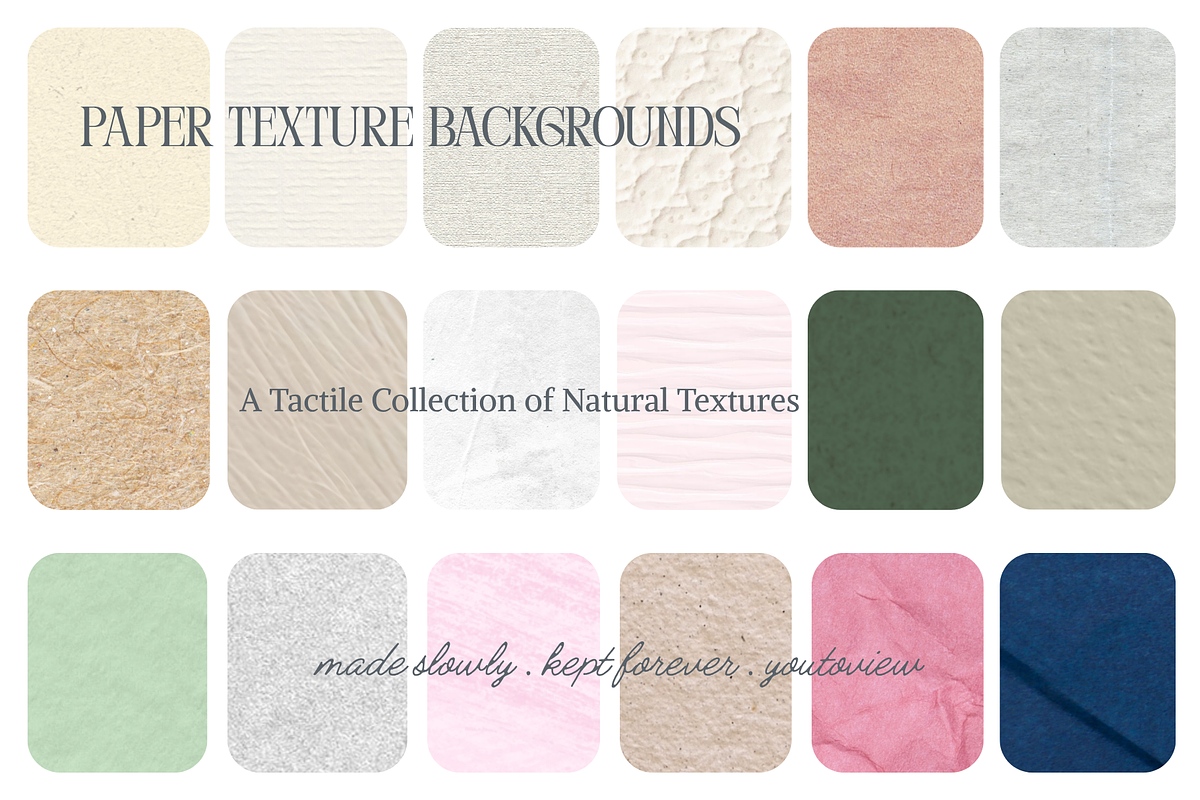 Paper Texture Backgrounds, a Background Graphic by youtoview (Photo 2 of 17)