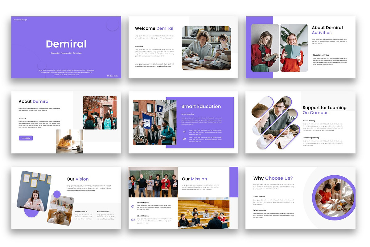 Creative Academic Keynote Template, a Presentation Template by kreatifreya (Photo 2 of 5)