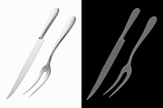 Carving Knife and Fork Common Cutler, an Object 3D Model by VK Studio (Thumbnail 2 of 7)