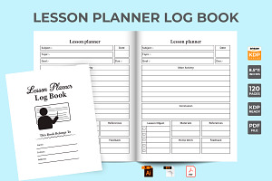 KDP Interior Lesson Planner Log Book