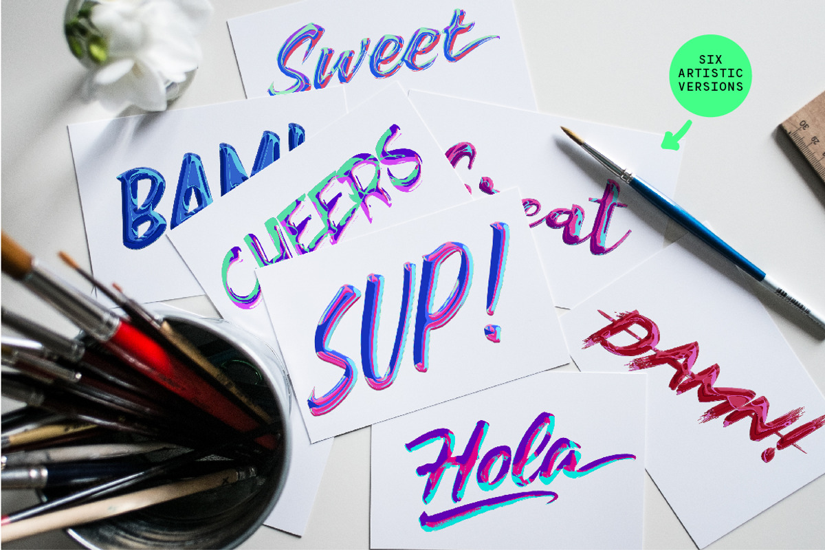 Paint Text Effect, a Layer Style Add-On by Evlogiev Studio (Photo 9 of 11)
