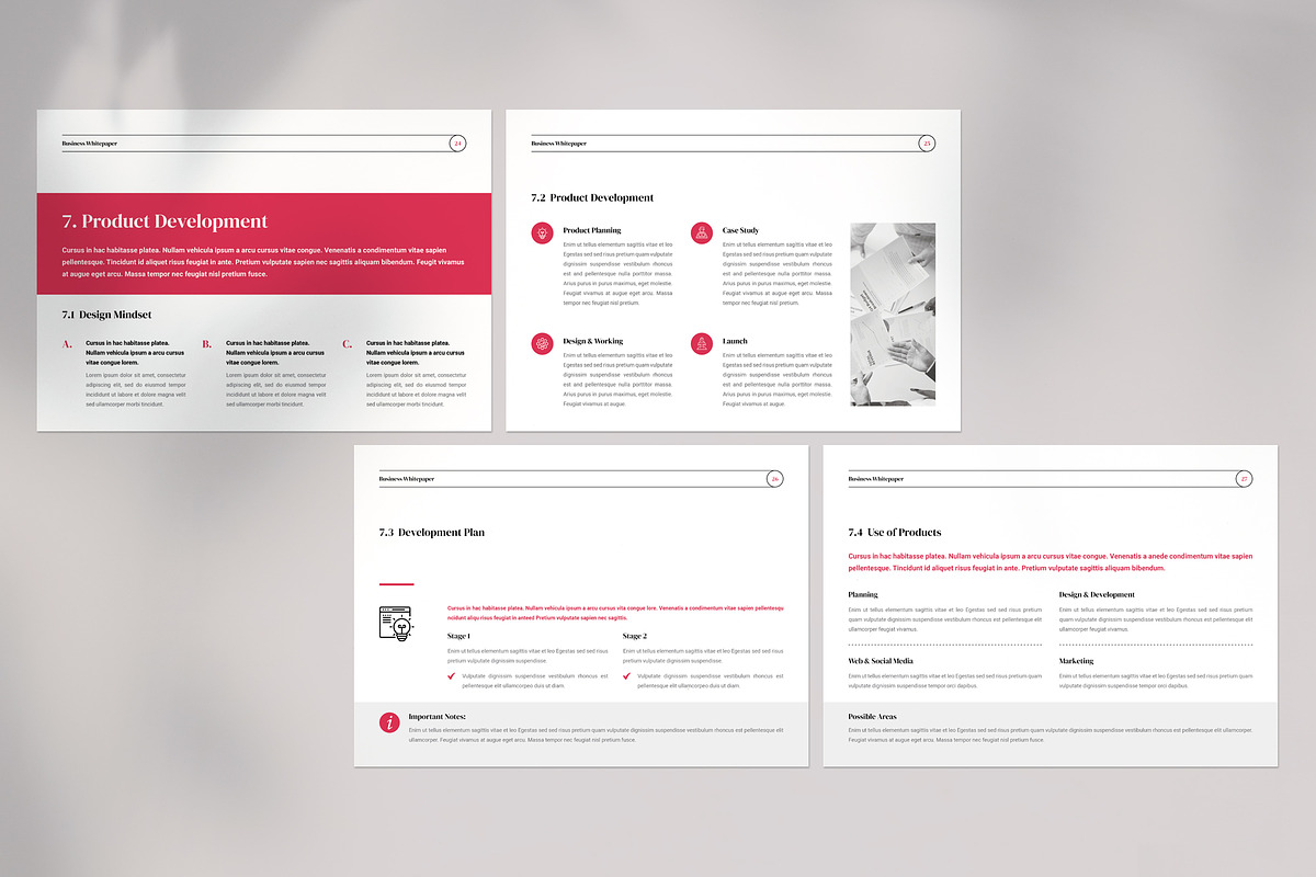 White Paper | Canva, Word, InDesign, a Brochure Template by Orcshape Studio (Photo 10 of 16)
