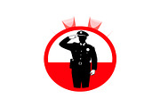 USA Officer Salute Icons Set, an Object Graphic by yasushie (Thumbnail 12 of 16)