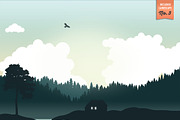 Vector Landscape Construction Set, an Animal Illustration by nordicworker (Thumbnail 5 of 5)