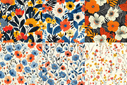 Garden Floral Seamless Repeat Patter, a Texture Illustration by DreamPrint404 (Thumbnail 7 of 7)