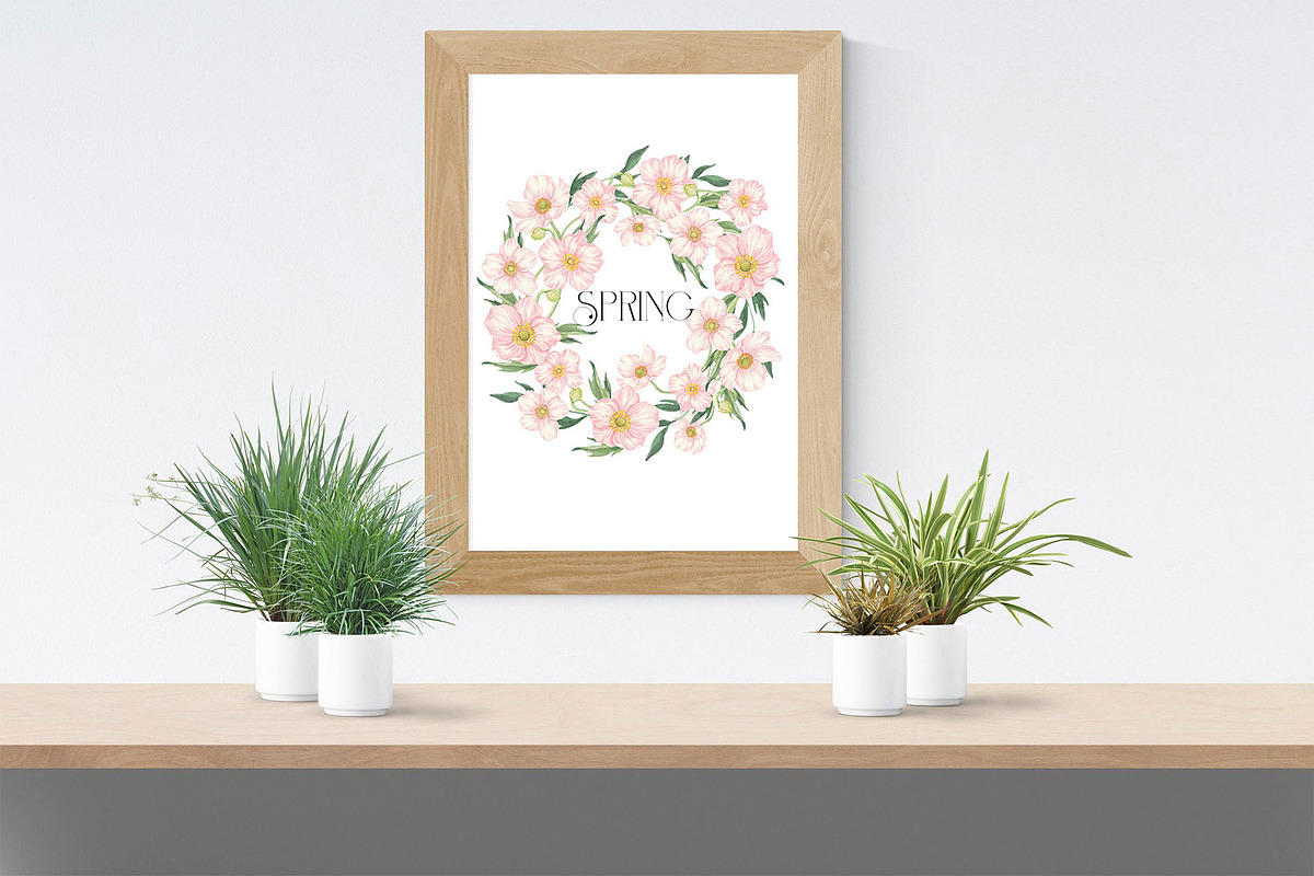 Flourishing Spring Garden Watercolor, a Seasonal Illustration by Catch the Dream Art (Photo 9 of 13)