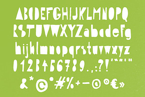 Hippo In The Woods - Organic Font