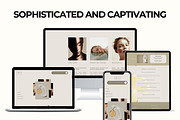 Skincare Canva Landing Page, a Social Media Template by Studio Suvelle (Thumbnail 2 of 9)