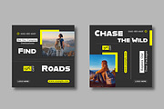 Explore and Adventure Social Media, a Social Media Template by MightyDesign (Thumbnail 4 of 8)