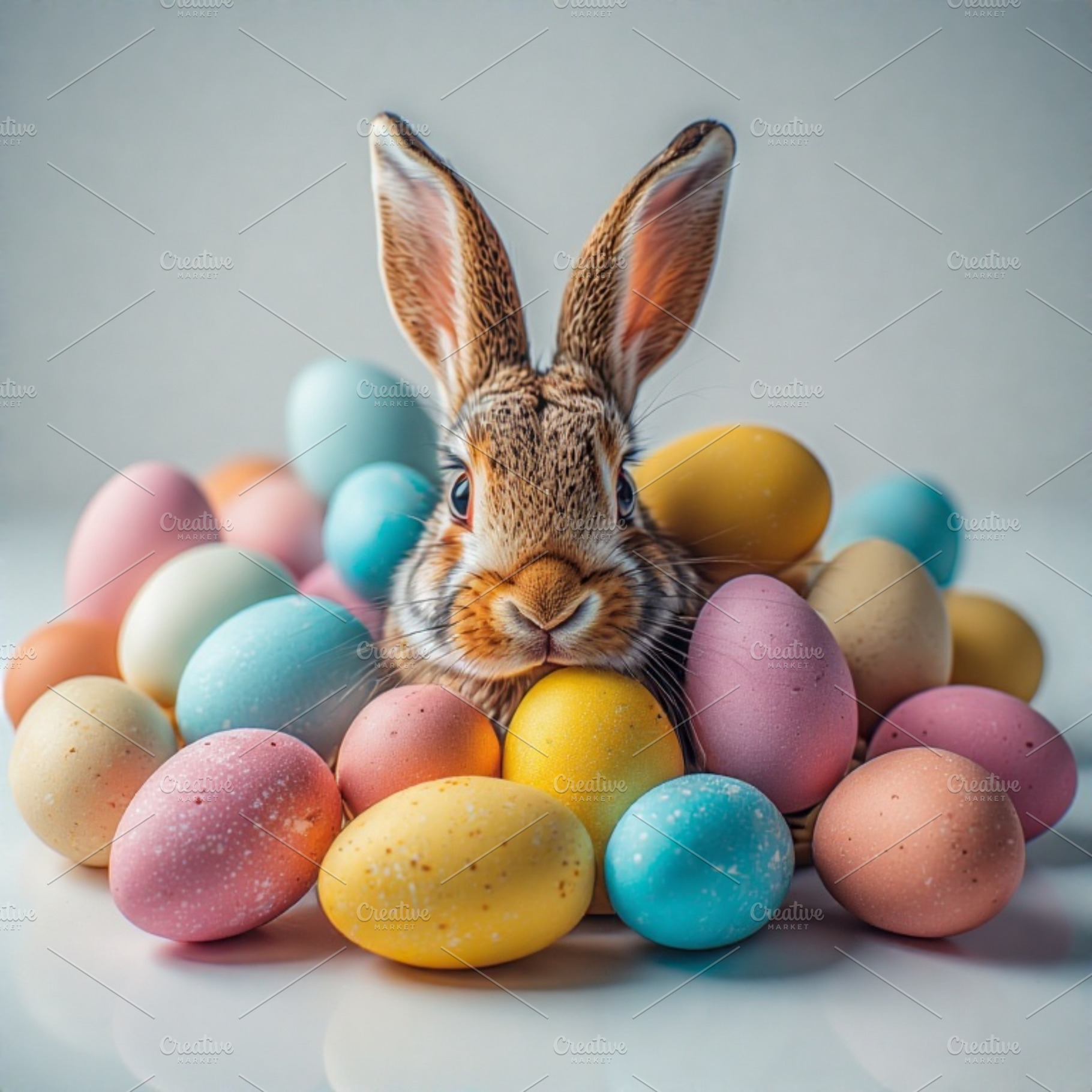 Pastel Eggs Easter Bunny image, a Holiday Photo by ComfortQ