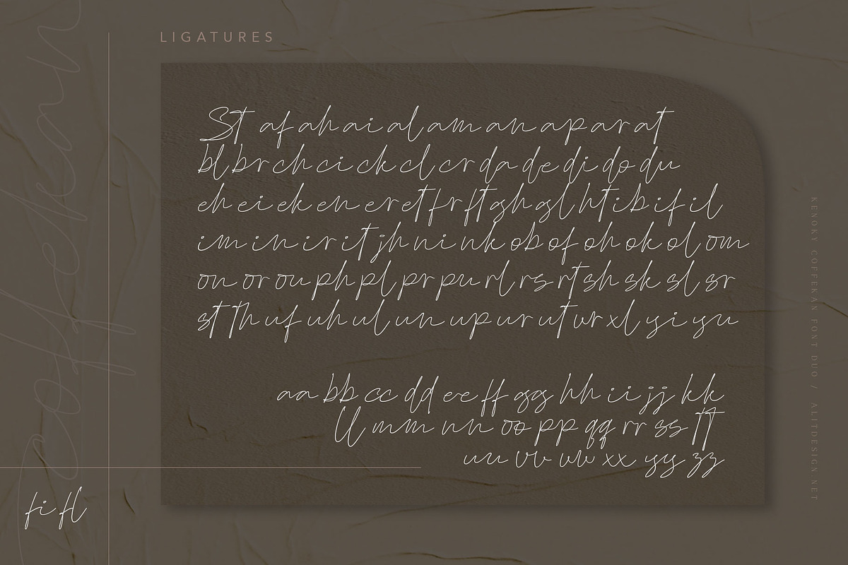 Kenoky Coffekan, a Serif Font by alit design (Photo 22 of 27)