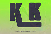 Luicy – Bold Groovy Sans Serif Font, a Sans Serif Font by Inviline.co (Thumbnail 6 of 15)