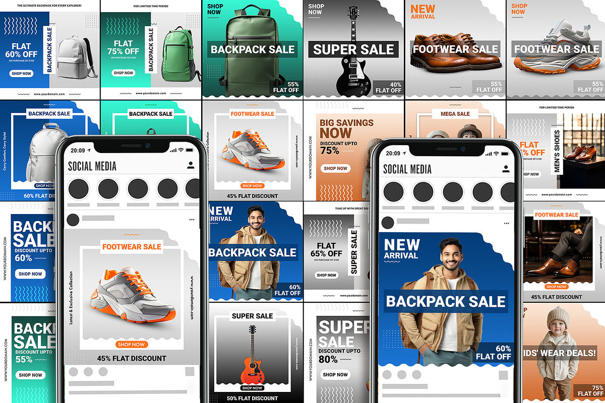 48 Sale Social Media Post Templates, a Social Media Template by Allies Interactive (Photo 2 of 3)