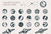 Handdrawn Celestial Space Collection, a Decorative Illustration by KirillsWorkshop (Thumbnail 5 of 7)
