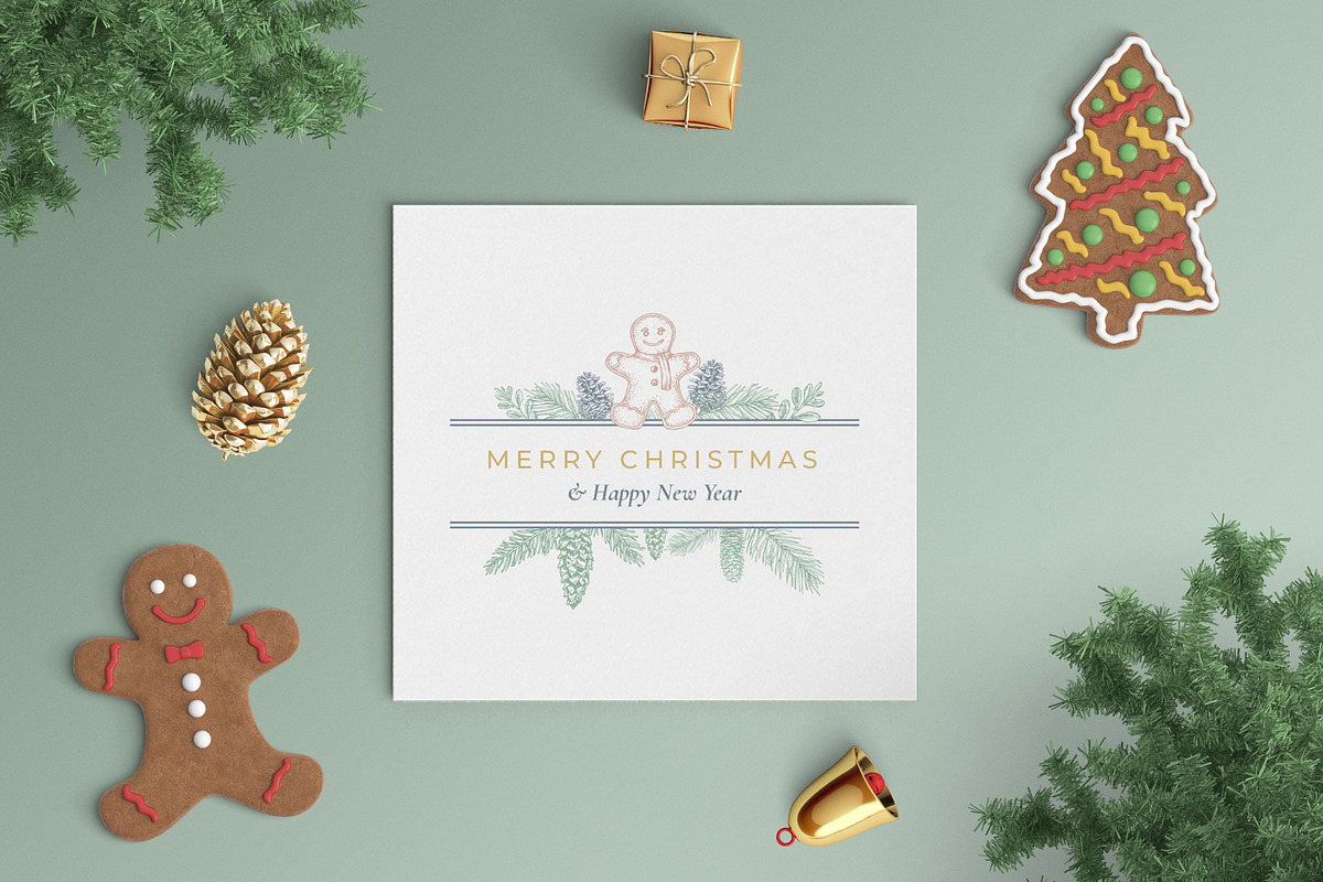 Gentle Christmas Frame Labels, a Branding & Logo Template by Createvil (Photo 11 of 12)