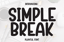 Simple Break | Script Font