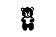Cute Teddy Bear Love Vector Bundle, an Illustration by Designs_River (Thumbnail 36 of 51)