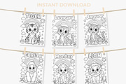 Animal Coloring Book Kids 30 Page, an Education Illustration by Mohammad Sarfaraz (Thumbnail 8 of 15)