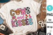Valentine Cows And Kisses Png, an Illustration by Creative Art (Thumbnail 4 of 6)